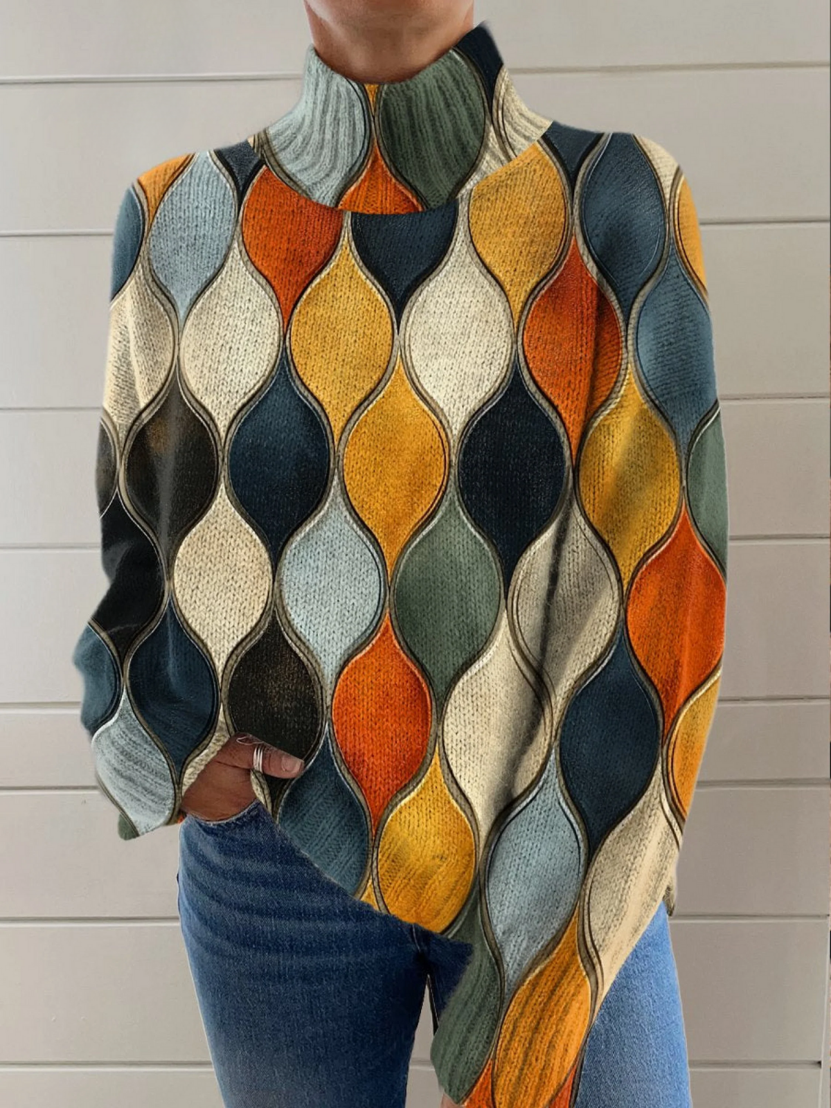 Eugénie™ | Pull Col Roulé