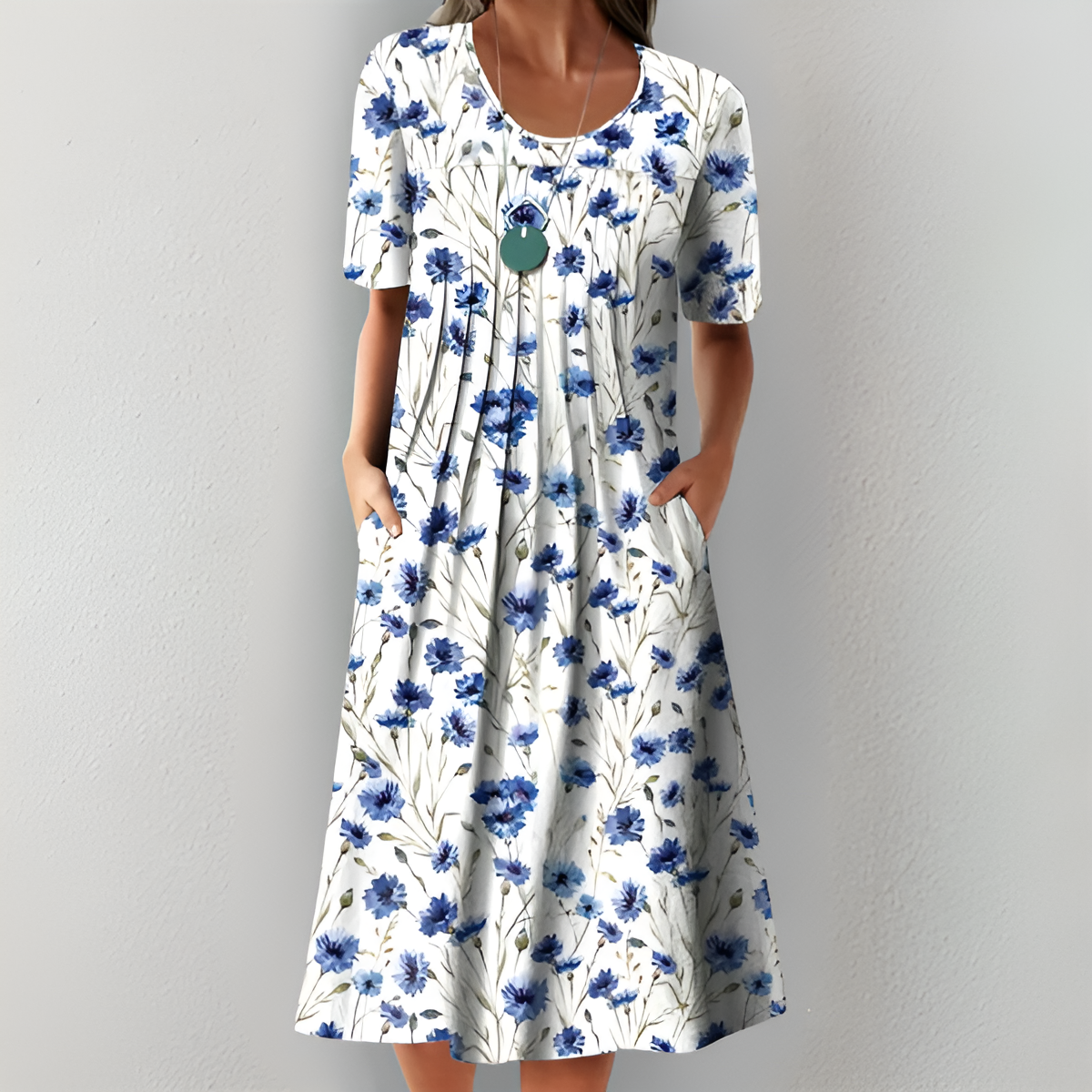 Blanc/Bleu / 4XL