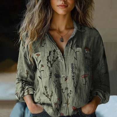 Mira™ | Blouse Vintage Imprimée