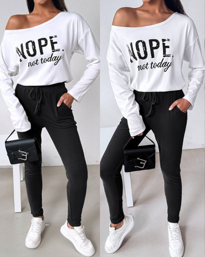 Moira™ | Ensemble 2 Pièces "Nope Not Today"