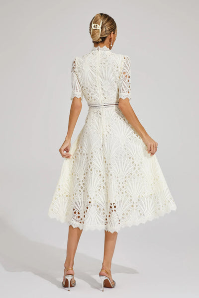 Hallie™ | Robe Midi en Dentelle
