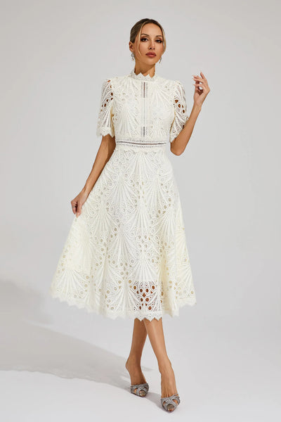 Hallie™ | Robe Midi en Dentelle