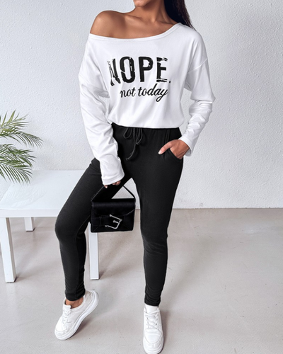 Moira™ | Ensemble 2 Pièces "Nope Not Today"