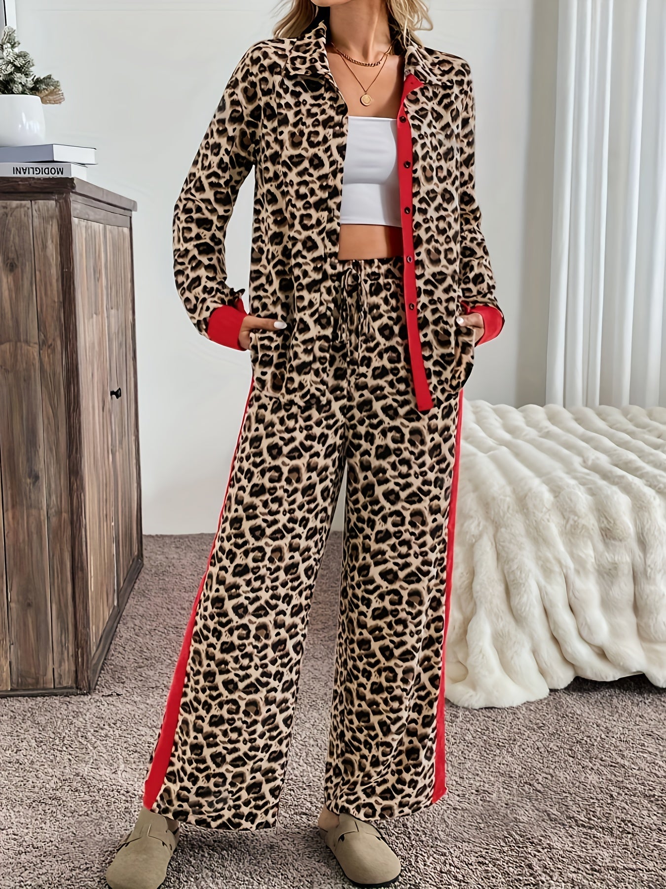 Livia™ | Ensemble Léopard Chic & Confort