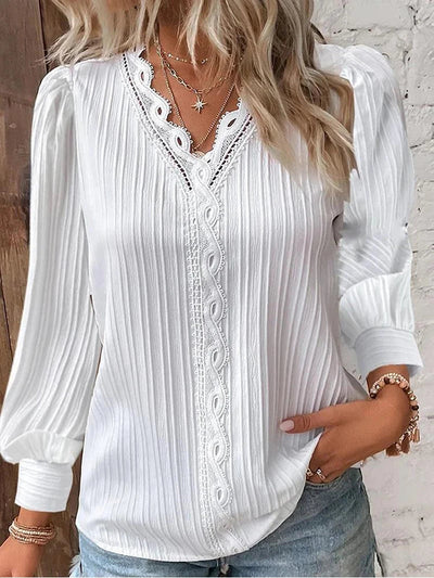 Emma™ | Blouse Chiffon Dentelle 1+1 GRATUIT