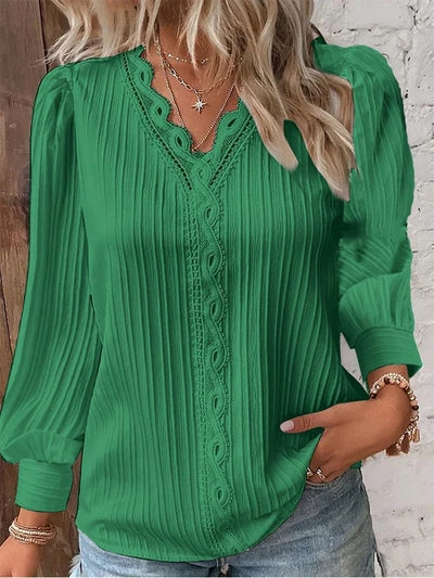 Emma™ | Blouse Chiffon Dentelle 1+1 GRATUIT