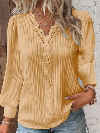 Emma™ | Blouse Chiffon Dentelle 1+1 GRATUIT