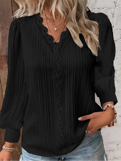 Emma™ | Blouse Chiffon Dentelle 1+1 GRATUIT