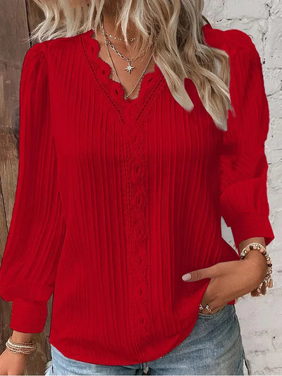 Emma™ | Blouse Chiffon Dentelle 1+1 GRATUIT