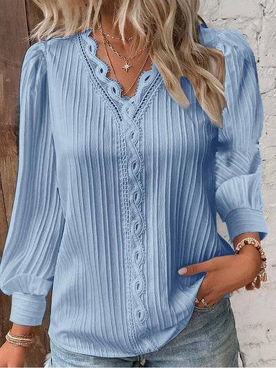 Emma™ | Blouse Chiffon Dentelle 1+1 GRATUIT