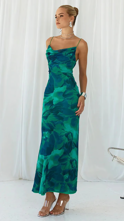 Ainsley™ | Robe Longue Noir Maxi
