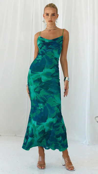 Ainsley™ | Robe Longue Noir Maxi