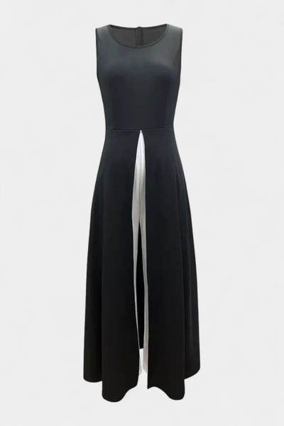 Alicia™ | Ensemble Bicolore Chic Sans Manches