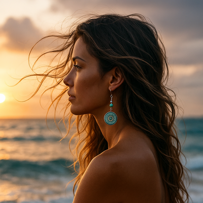 Alida™ | Boucles D'Oreilles Pendantes Mandala Boho