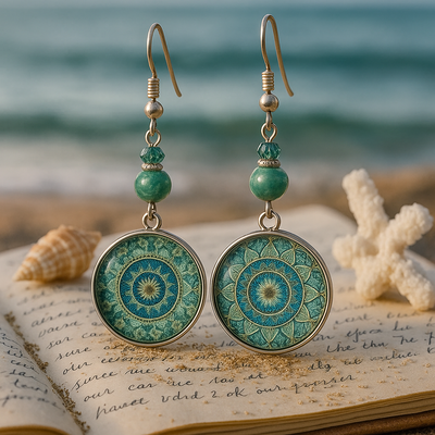 Alida™ | Boucles D'Oreilles Pendantes Mandala Boho