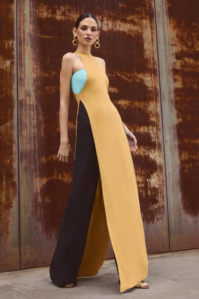 Alida™ | Combinaison Chic Turquoise Sombre