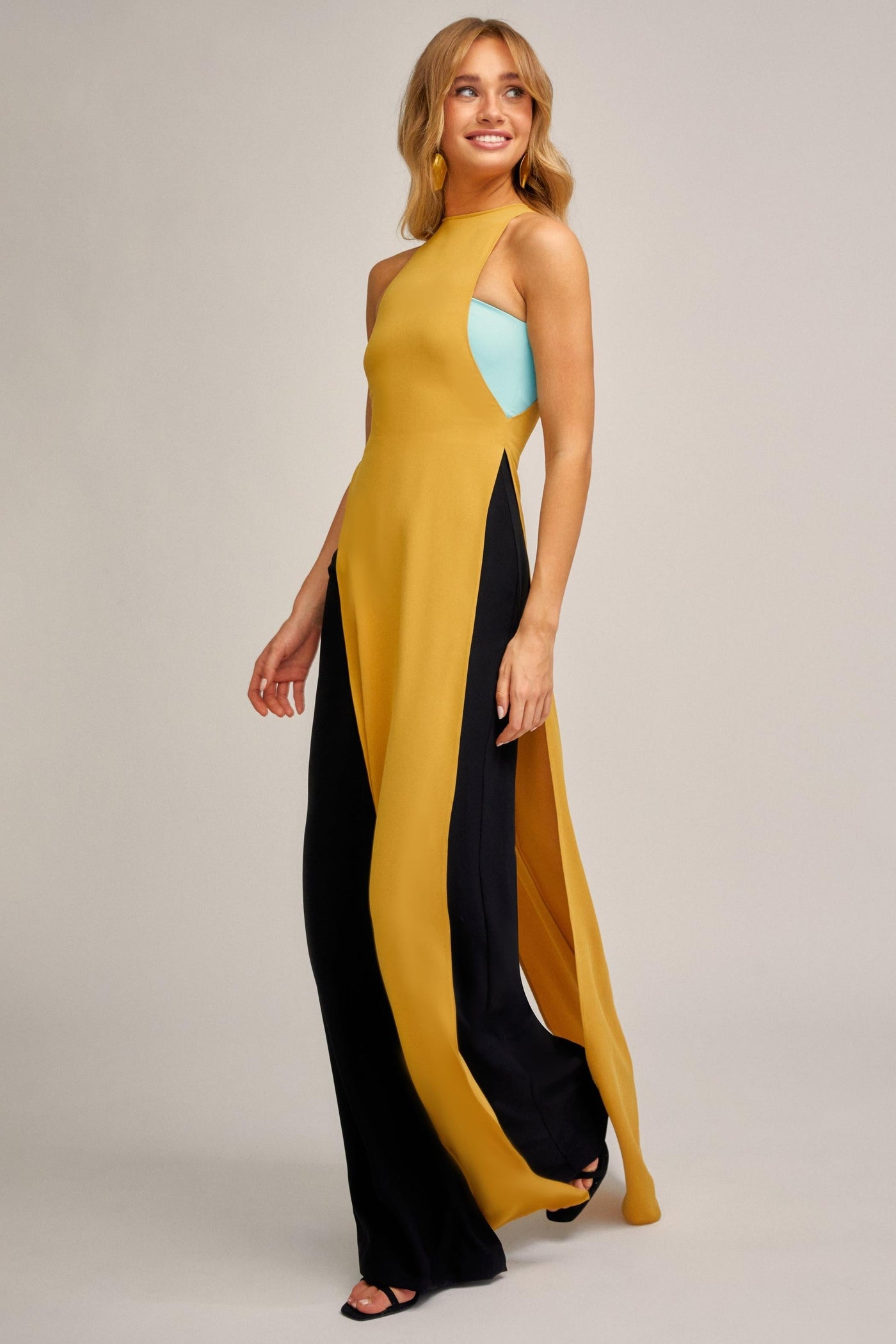 Alida™ | Combinaison Chic Turquoise Sombre