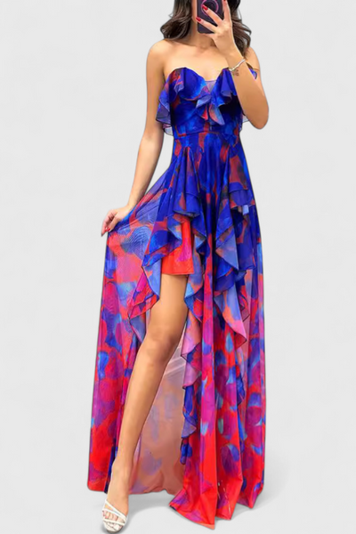 Alina™ | Robe Longue Maxi Dégradée Sans Manches