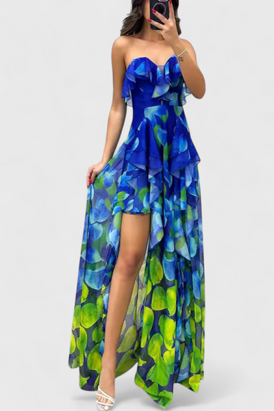 Alina™ | Robe Longue Maxi Dégradée Sans Manches