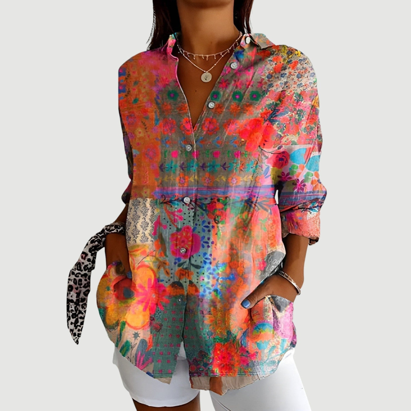 Ally™ | Blouse Femme Légère et Fluide