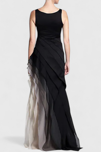 Angela™ | Robe Longue Dégradée Bateau