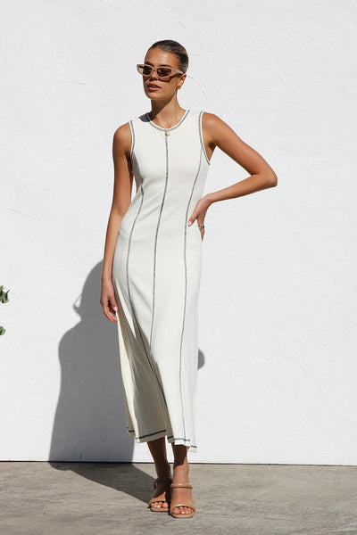 Ariana™ | Robe Longue Maxi Crème