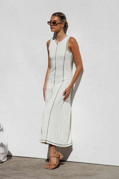 Ariana™ | Robe Longue Maxi Crème