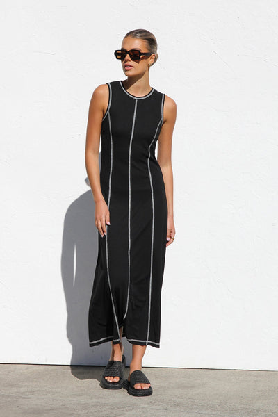 Ariana™ | Robe Longue Maxi Noire