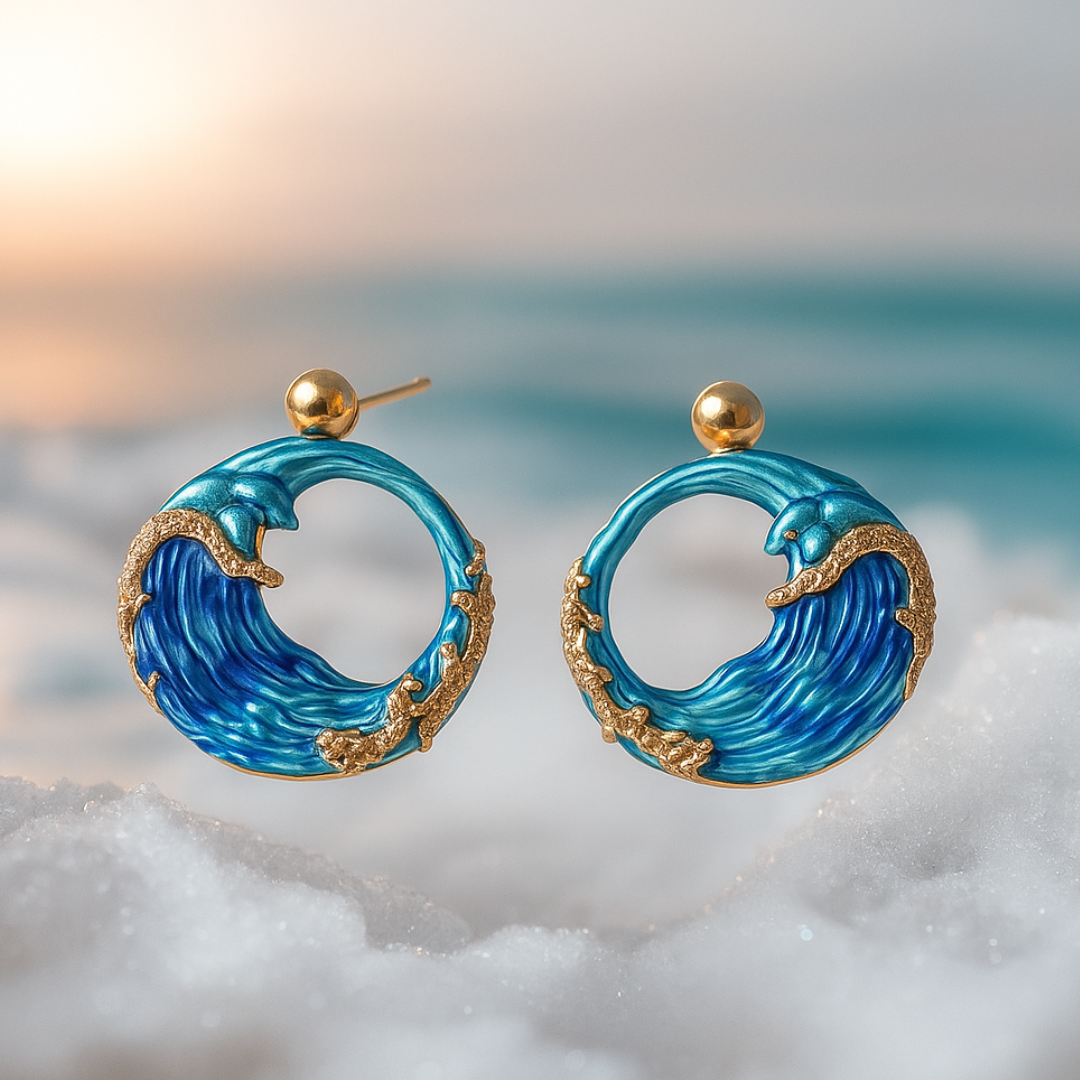 Aurealis™ | Boucles D'Oreilles Pendantes Onda