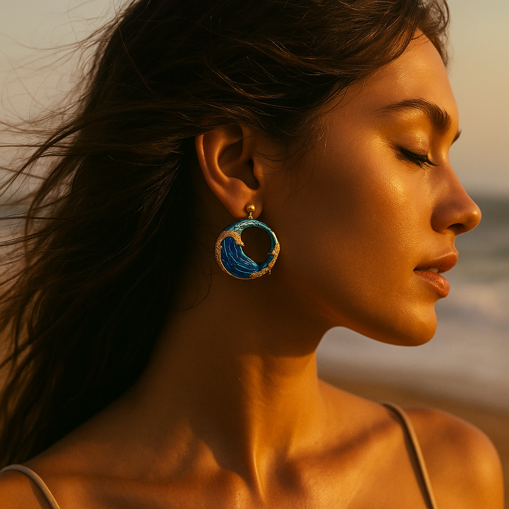 Aurealis™ | Boucles D'Oreilles Pendantes Onda