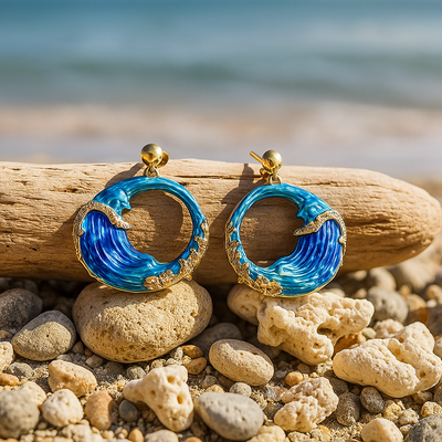 Aurealis™ | Boucles D'Oreilles Pendantes Onda