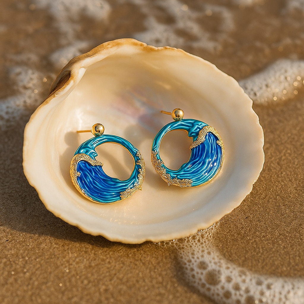 Aurealis™ | Boucles D'Oreilles Pendantes Onda