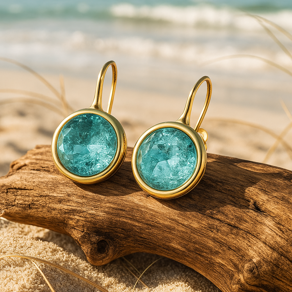 Aurela™ | Boucles D'oreilles Pendantes Turquoises