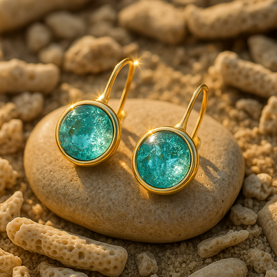 Aurela™ | Boucles D'oreilles Pendantes Turquoises
