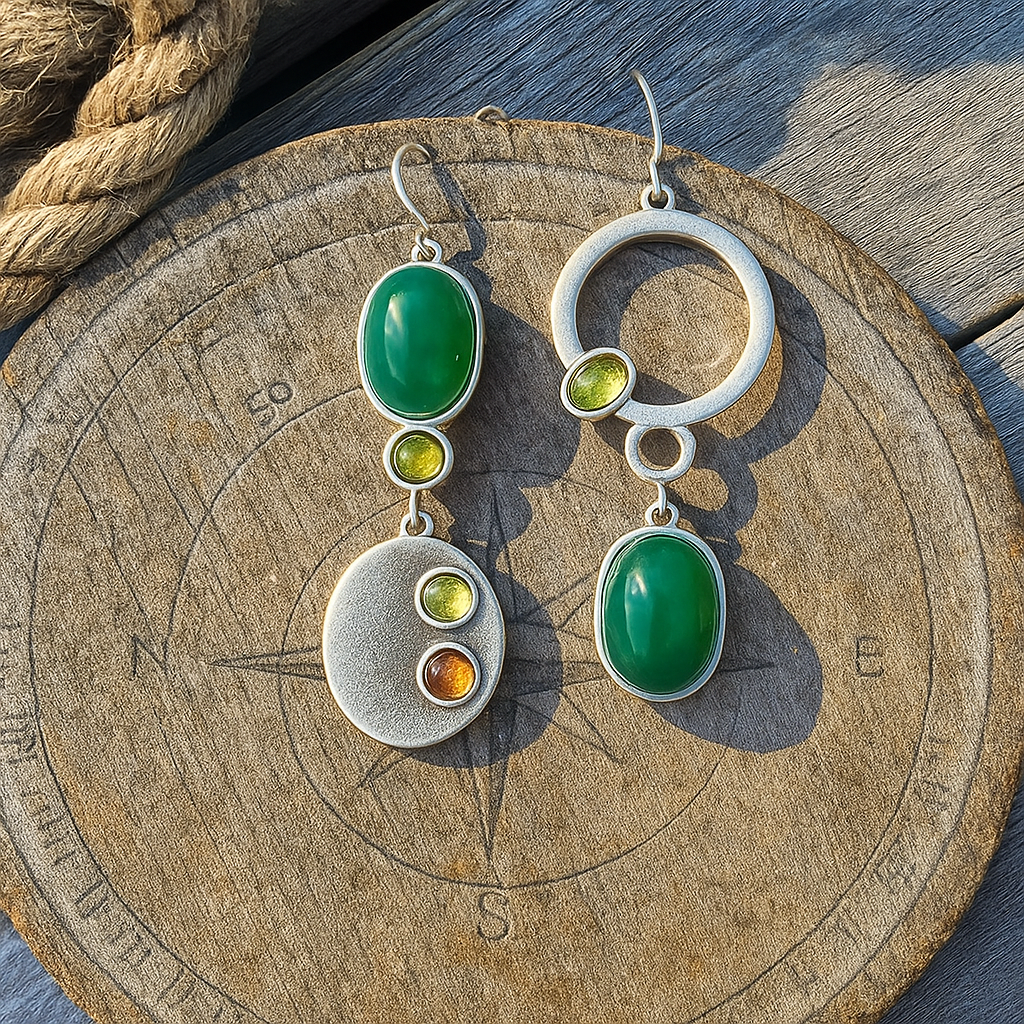 Bonny™ | Boucles D'Oreilles Pendantes Argentées