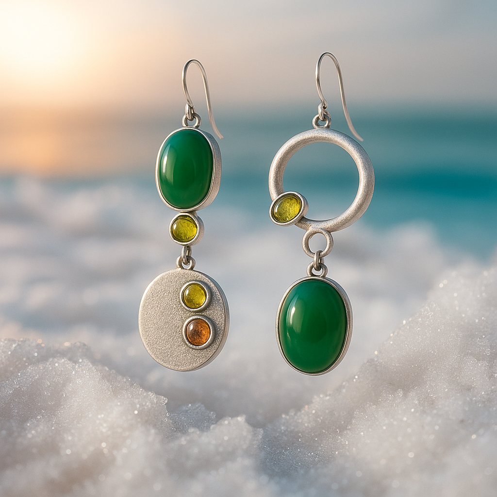Bonny™ | Boucles D'Oreilles Pendantes Argentées