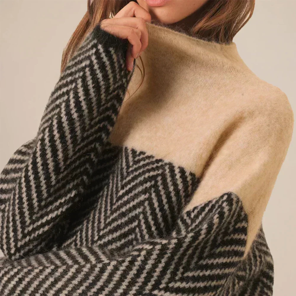 Louise™ | Pull Col Roulé