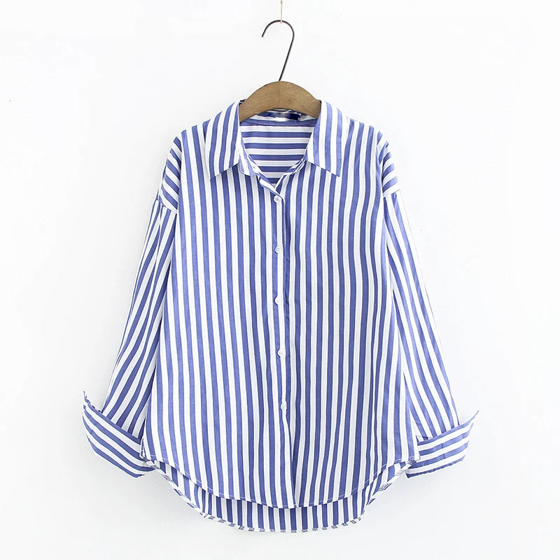Carla™ | Blouse Rayée Chic