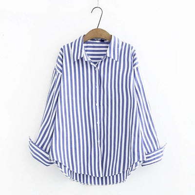 Carla™ | Blouse Rayée Chic