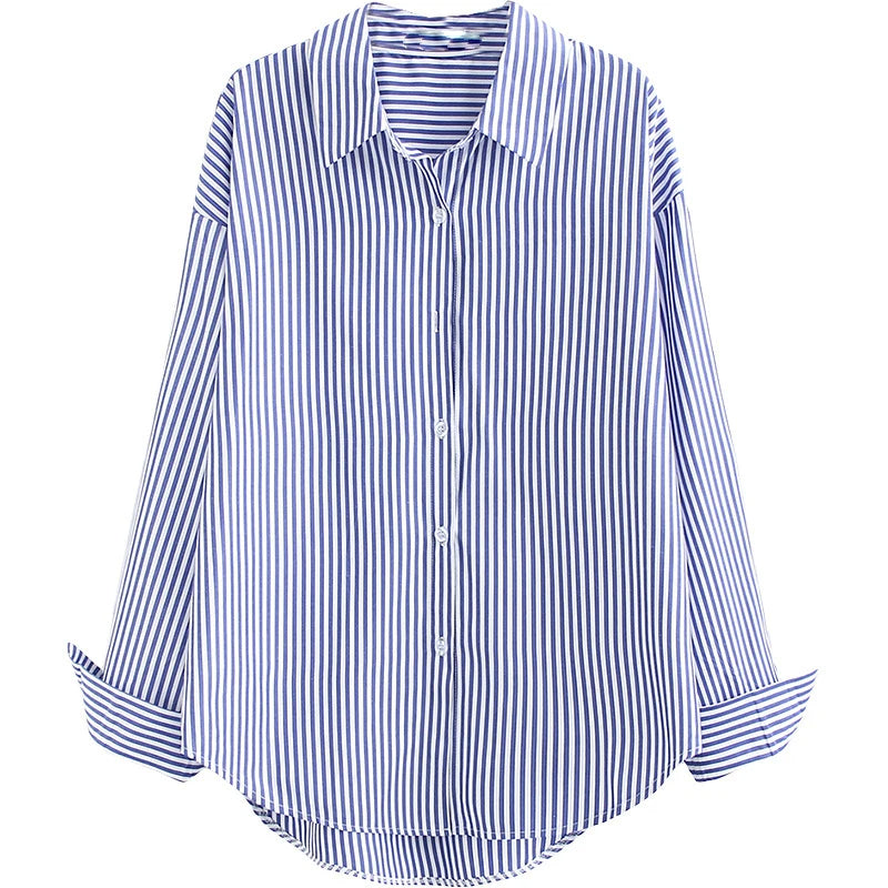 Carla™ | Blouse Rayée Chic