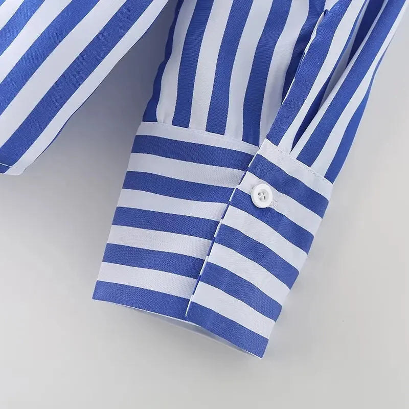 Carla™ | Blouse Rayée Chic