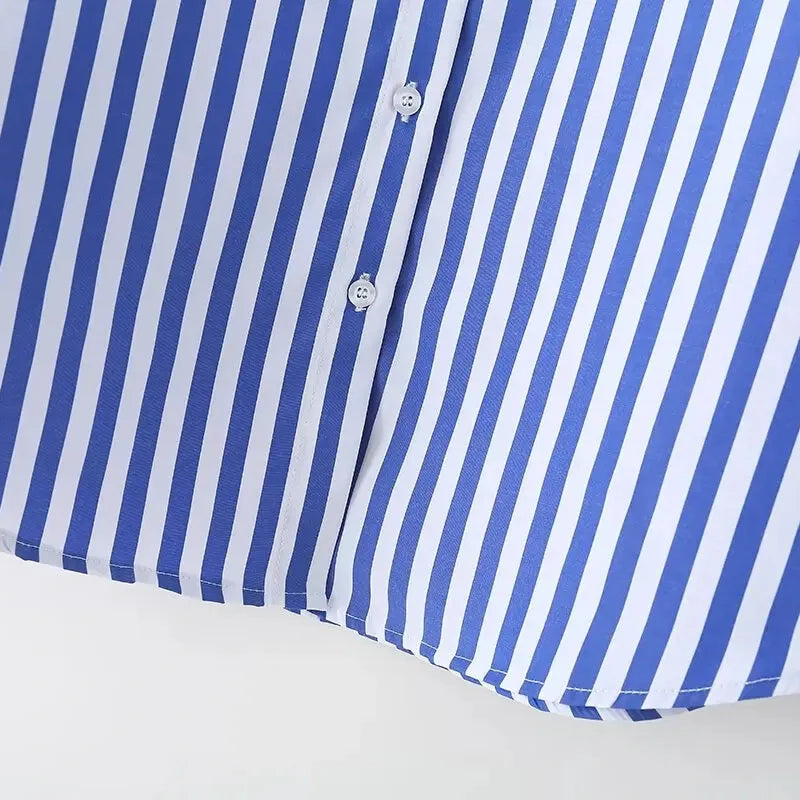 Carla™ | Blouse Rayée Chic