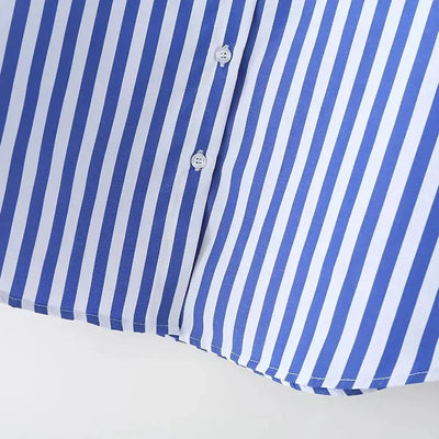 Carla™ | Blouse Rayée Chic