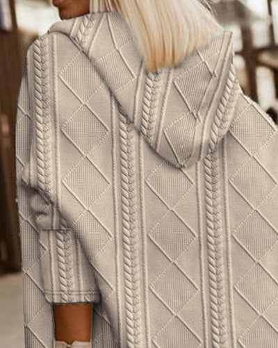 Céleste™ | Long Cardigan à Capuche 1