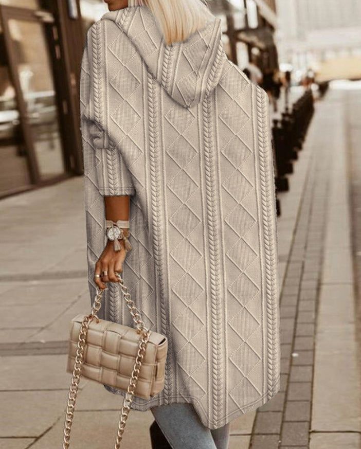 Céleste™ | Long Cardigan à Capuche 2