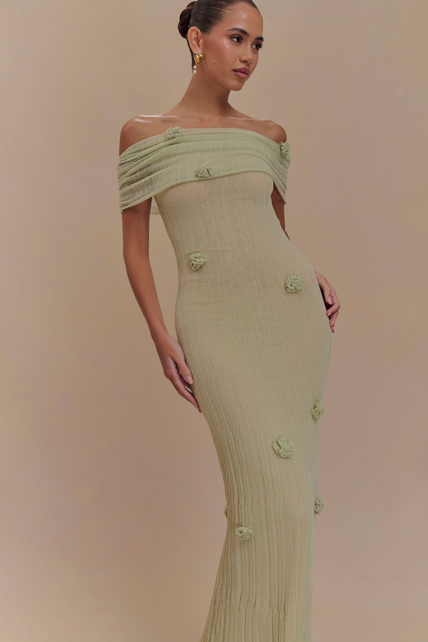 Céleste™ | Robe Longue Maxi Tricotée