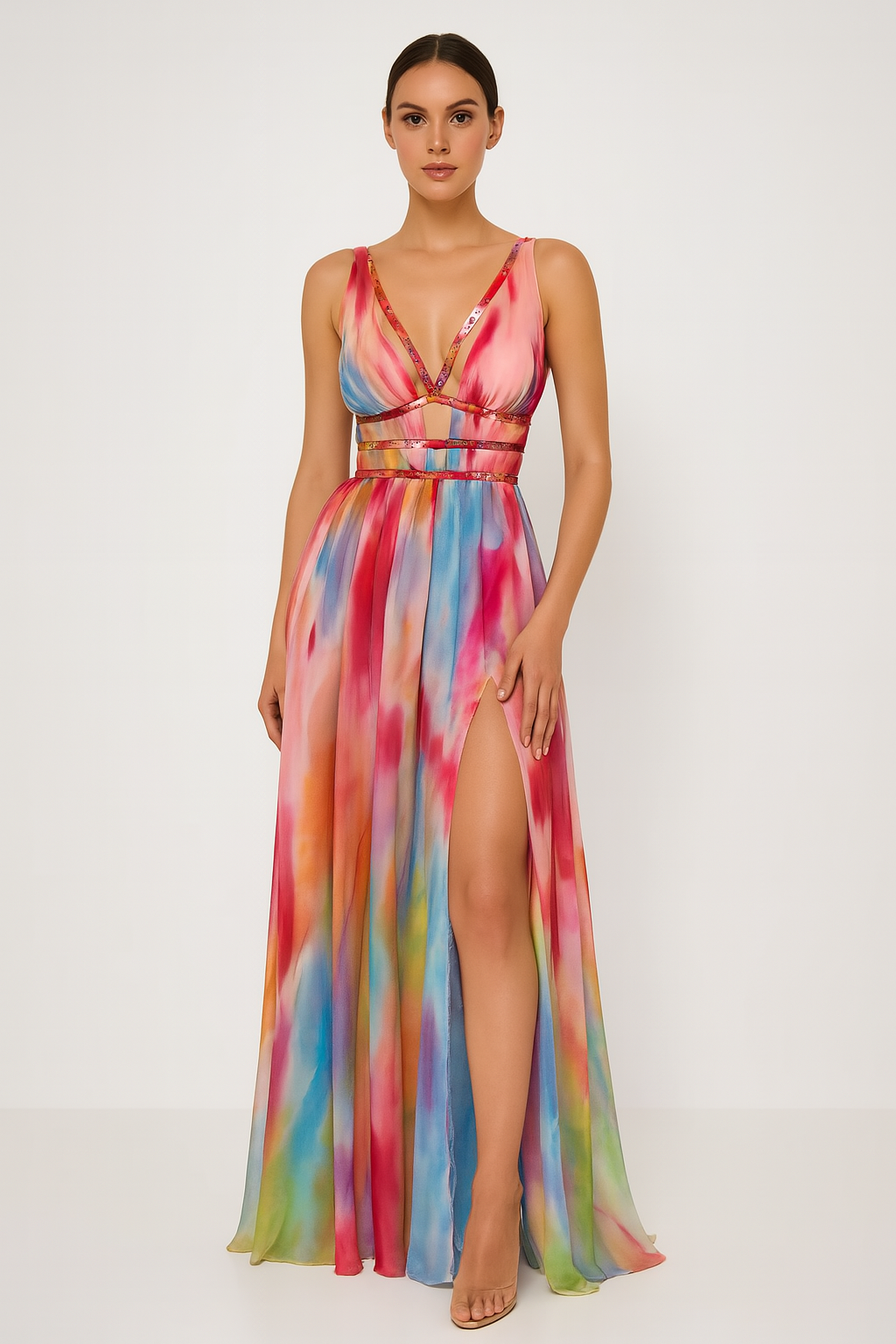 Freya™ | Robe Longue Peinte