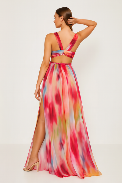 Freya™ | Robe Longue Peinte