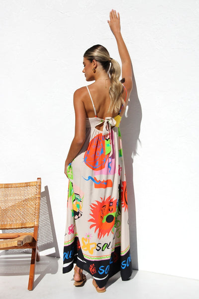 Dasha™ | Robe Longue Multicolore Été