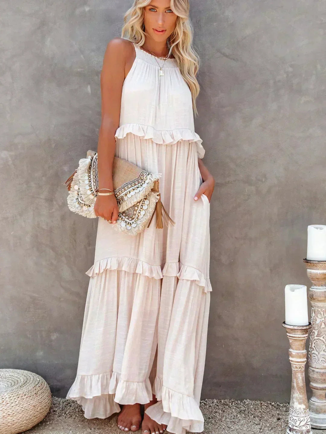Delilah™ | Robe Halter Femme